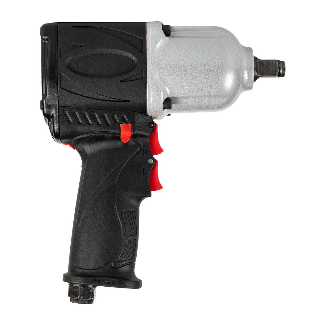 Clé d'impact pneumatique d'air de clé d'impact de magnésium d'outil d'air d'entraînement carré de pouce de 1/2 légère mais durable